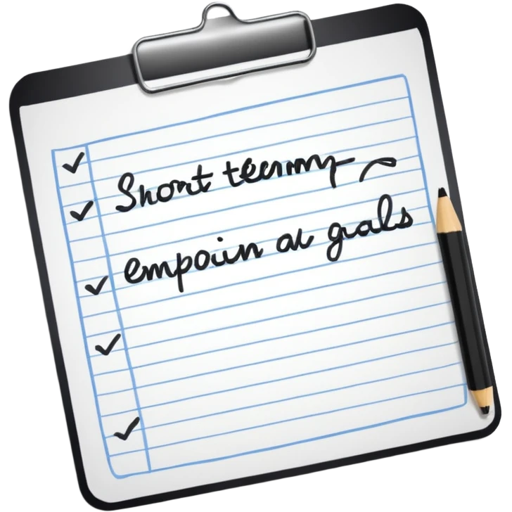 short-term goals

 emoji