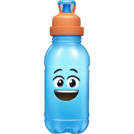 Water bottle emoji