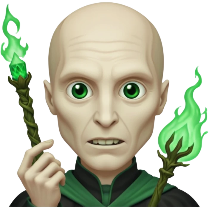 Voldemort casting a curse  emoji