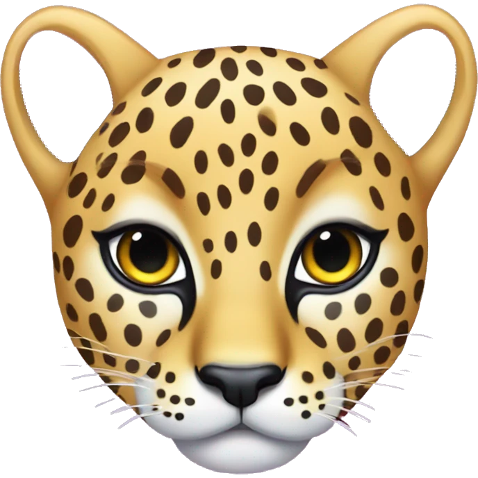 lisa frank cheetah emoji
