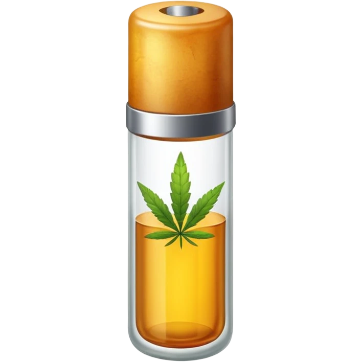 A weed wax cartridge emoji