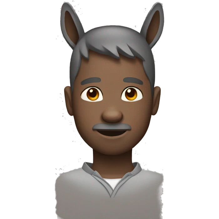 donkey human emoji