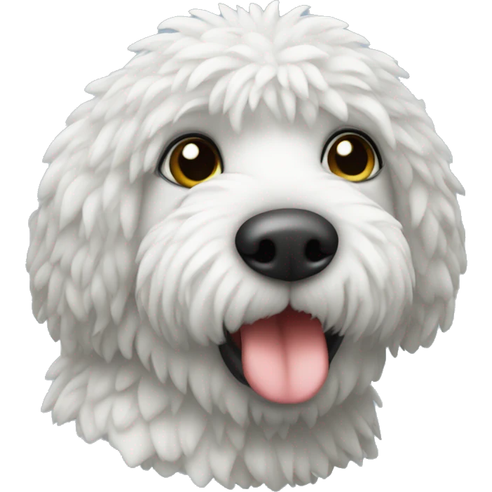 Barbet white emoji