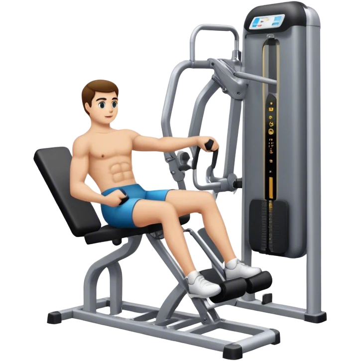 how to use abductor-machine gym emoji