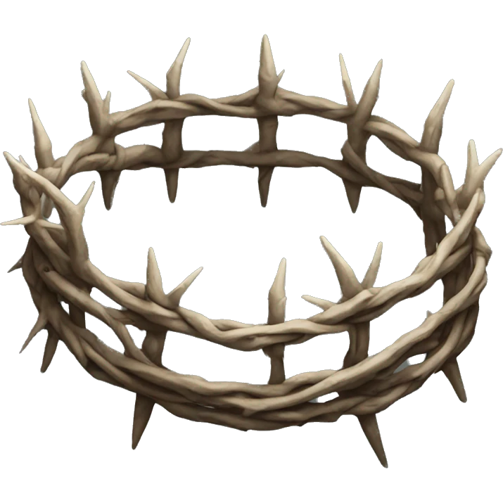 crown of thorns emoji
