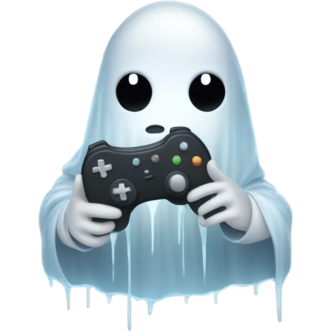 gamer ghost crying emoji