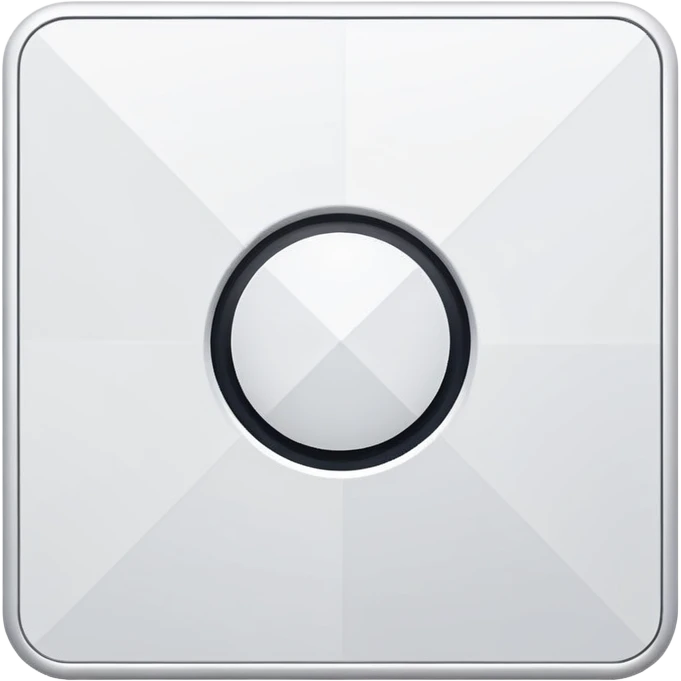 blue backround with a white square in the middle that is rotated approximately 45 degrees, emoji