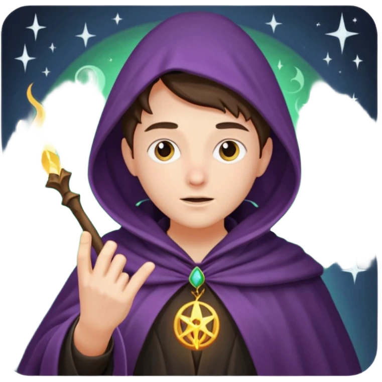 fan casting a spell emoji