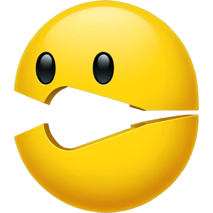 pacman sideways emoji