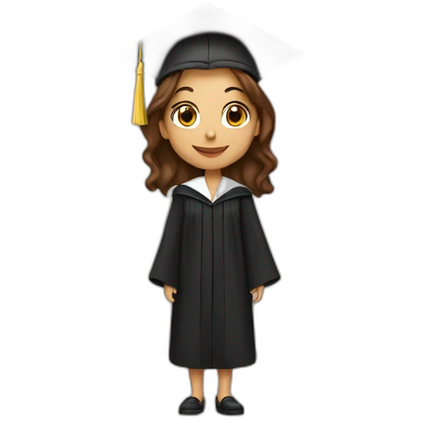 Charli Day graduating from law school emoji