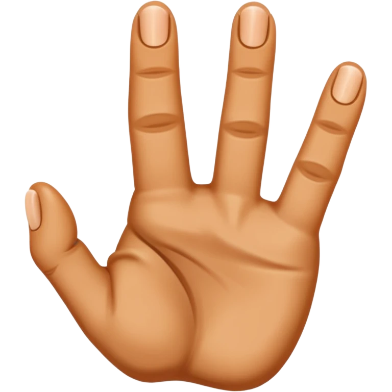 Middle finger toes emoji