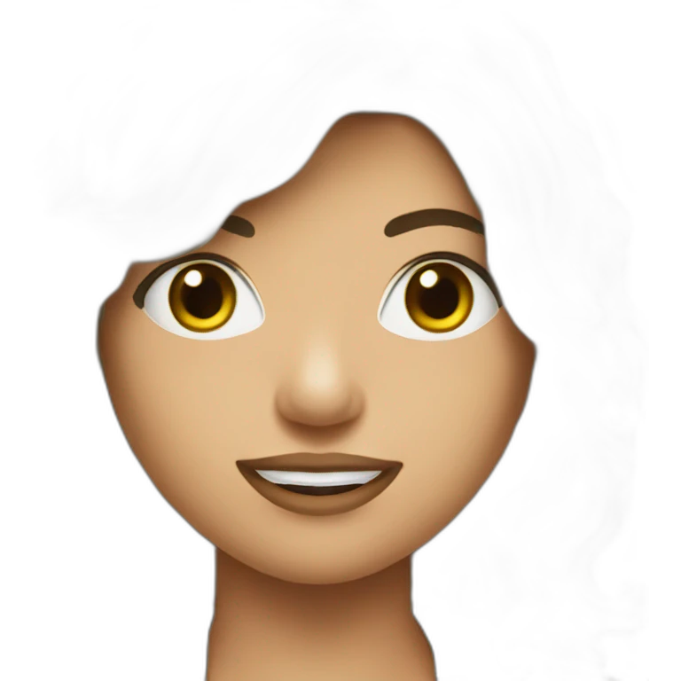 femal metal singer brun emoji