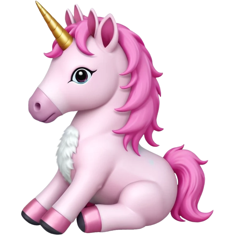 pink unicorn toy emoji