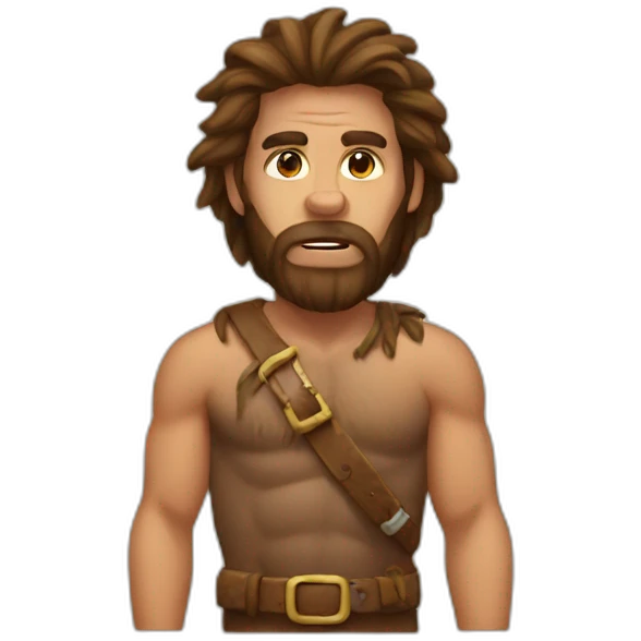 Captain cave man emoji