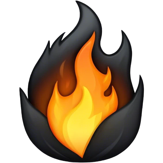 🖤🔥 emoji