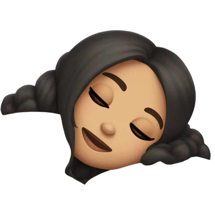 Ariana Grande sleeping emoji
