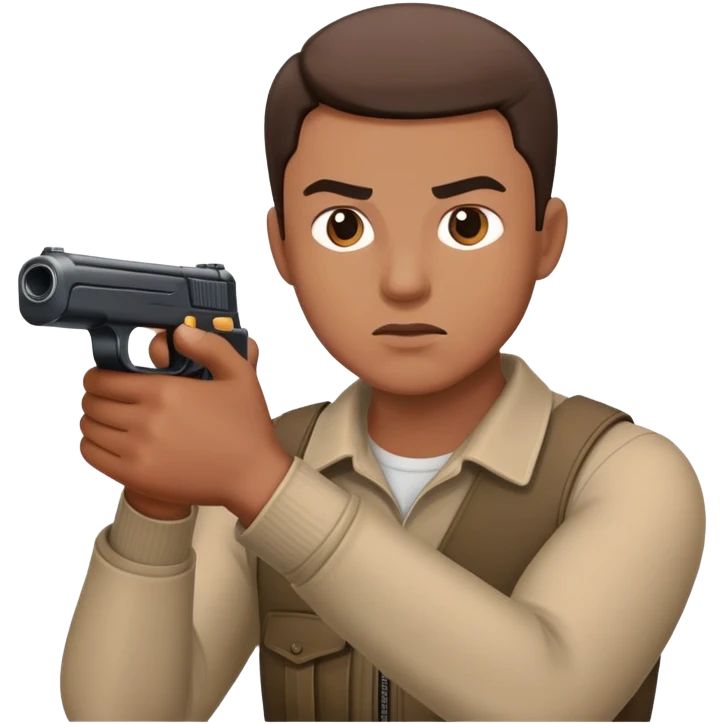 Man shooting  emoji