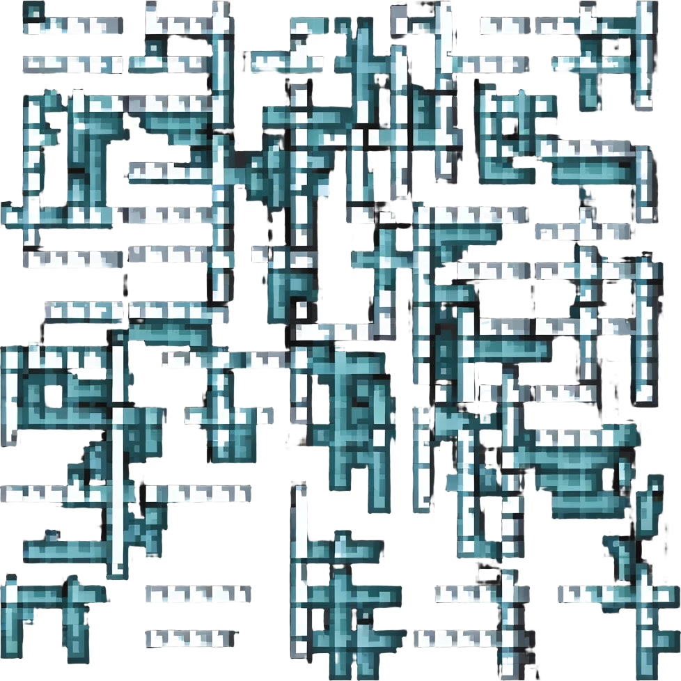 Bright and colorful crossword puzzle emoji