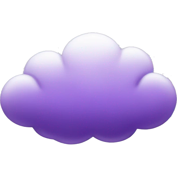 purple cloud emoji