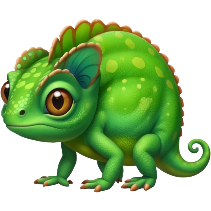 Quiero un camaleón que sea tierno y que sea parecido a él de Disney emoji