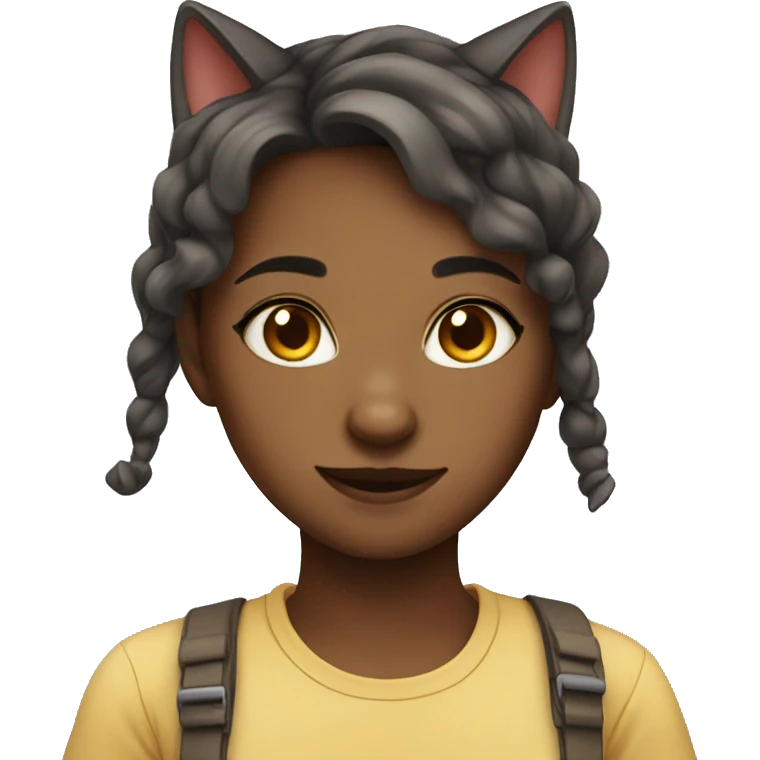 Cute Cat girl emoji