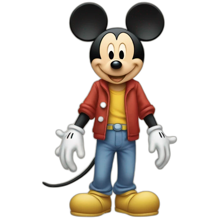 Mickey avec mini emoji
