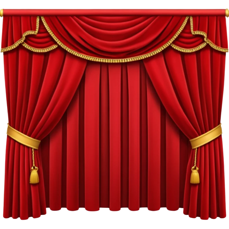 create a series of images for Theatre soft goods Inventory showing theatre curtains emoji