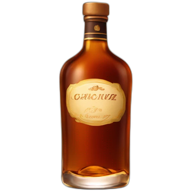 a bottle of cognac emoji