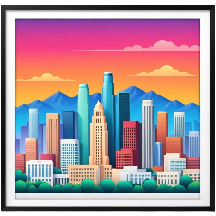 Los Angeles skyline emoji