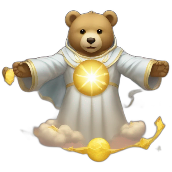 The birth of the Heavenly Bear of Power emoji