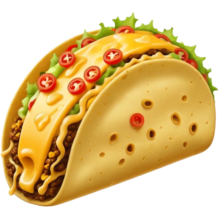 Licking taco emoji emoji