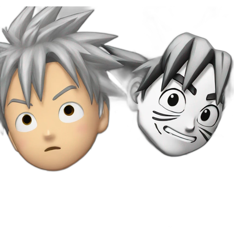 Goku Luffy naruto emoji