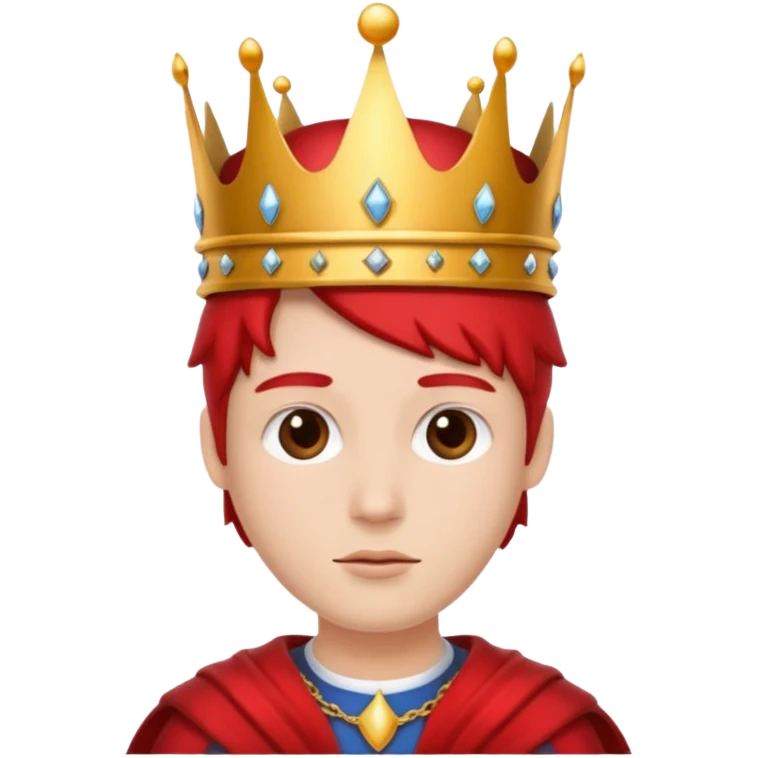 RED Crown King emoji