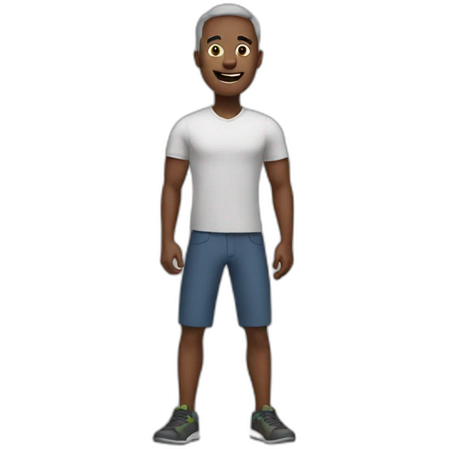 man with energy emoji