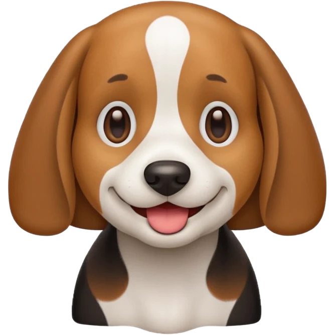 create a beagle emoji emoji