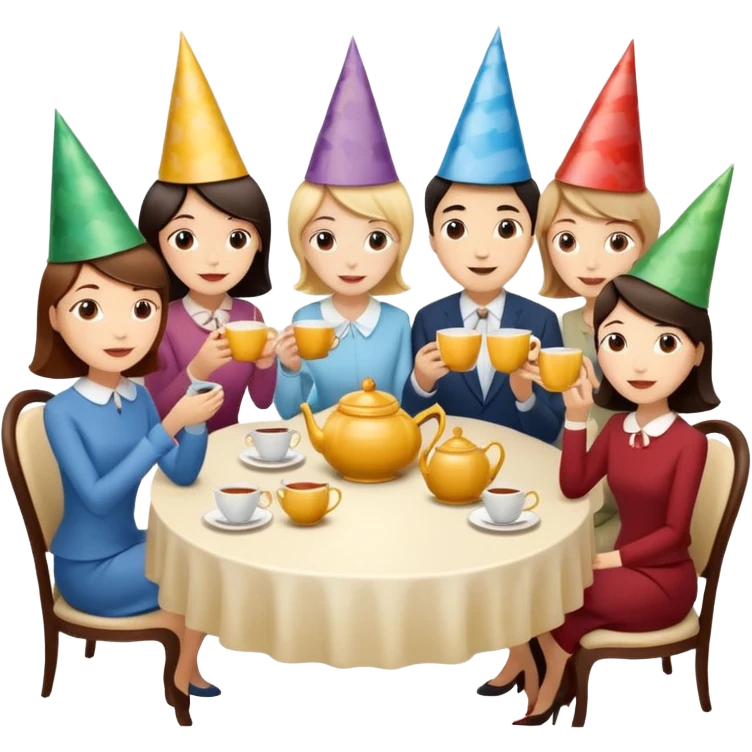 tea party emoji