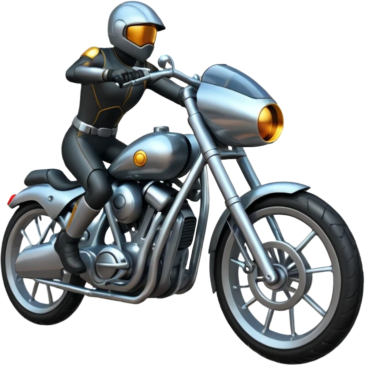 Bullet bike hunter  emoji