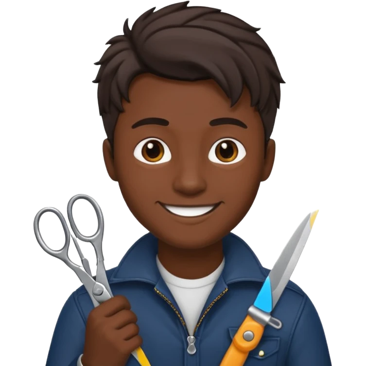 male hairdresser emoji