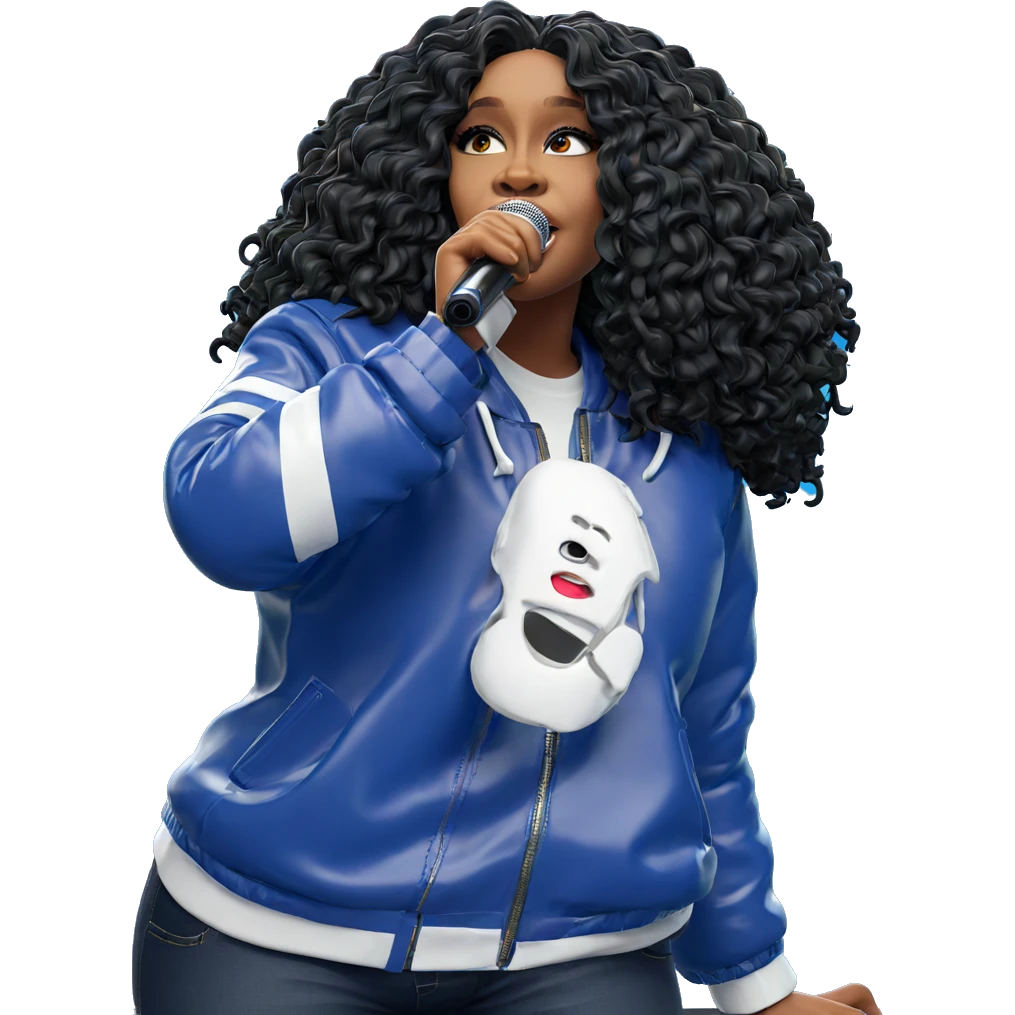 microphone and jacket moment emoji