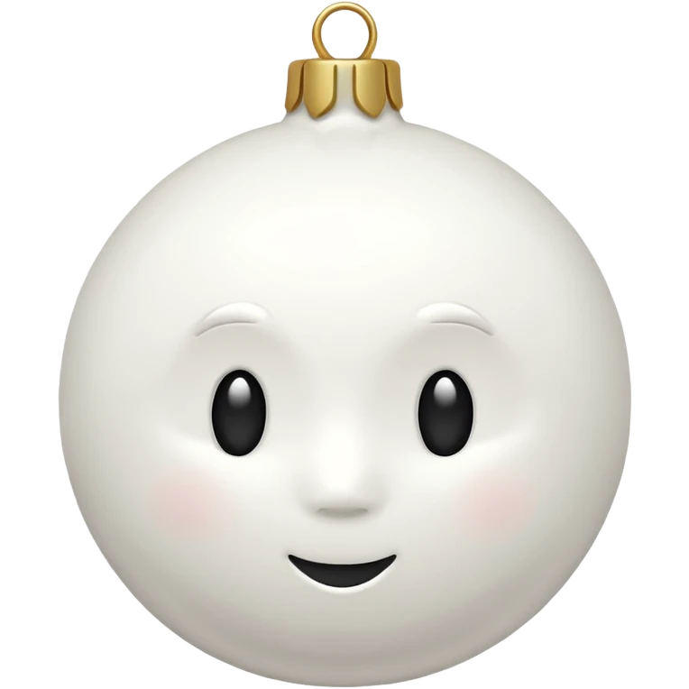 christmas white decoration not for the tree emoji