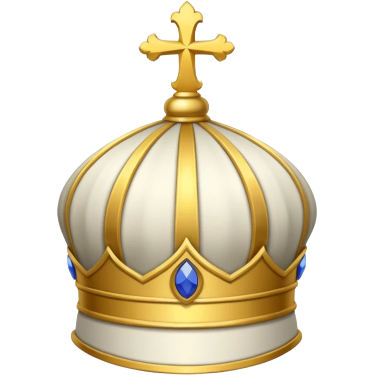 Make me a archbishop mitre I want a catholic mitre don’T put a human just the hat  emoji