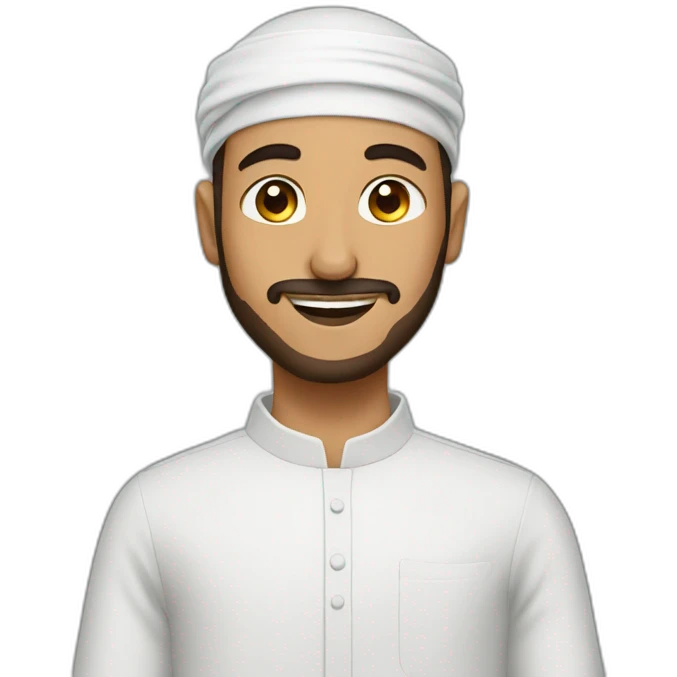 Qamis guy pardon emoji