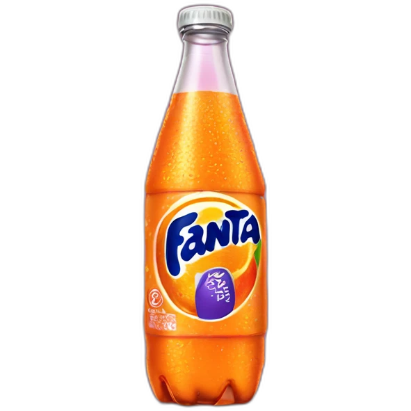 bottle of fanta emoji
