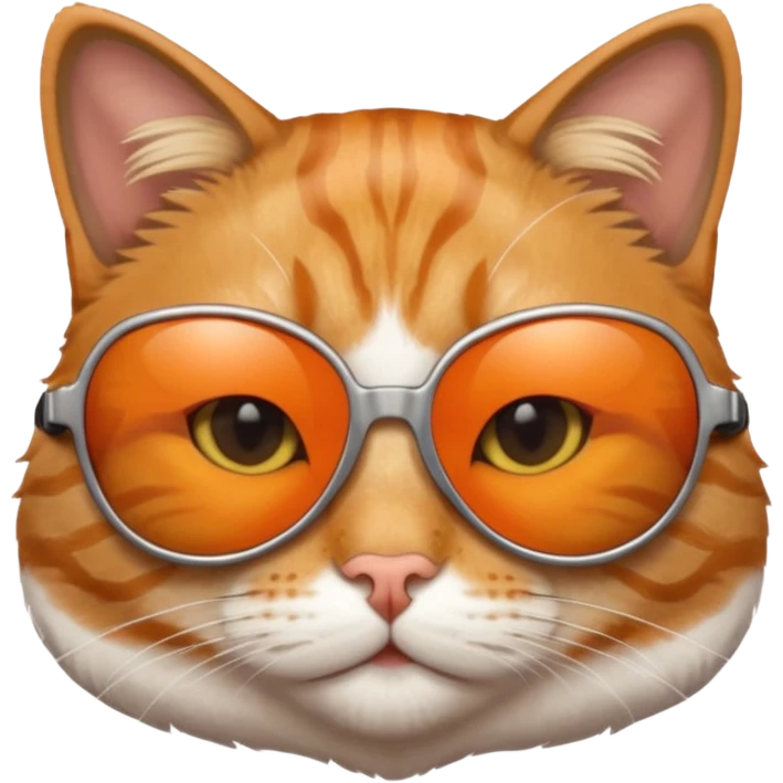 Cat wearing sunglasses emoji