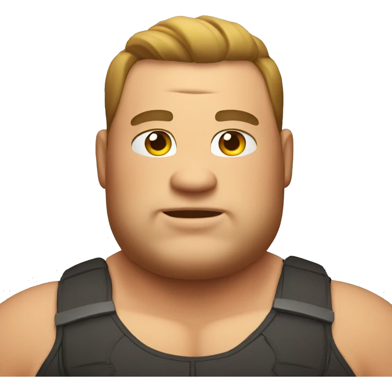 chubby muscular man emoji