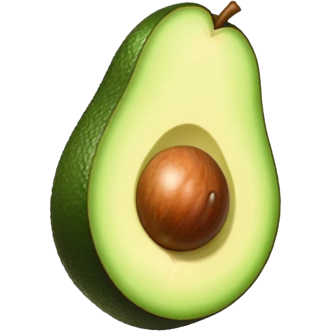 Avocado colored heart emoji