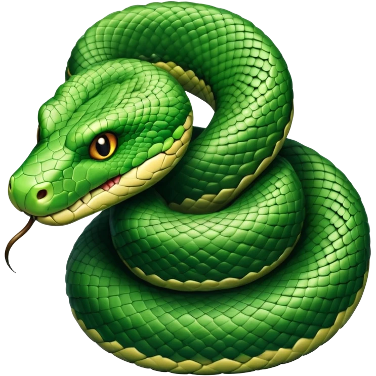 stupid fat snake emoji
