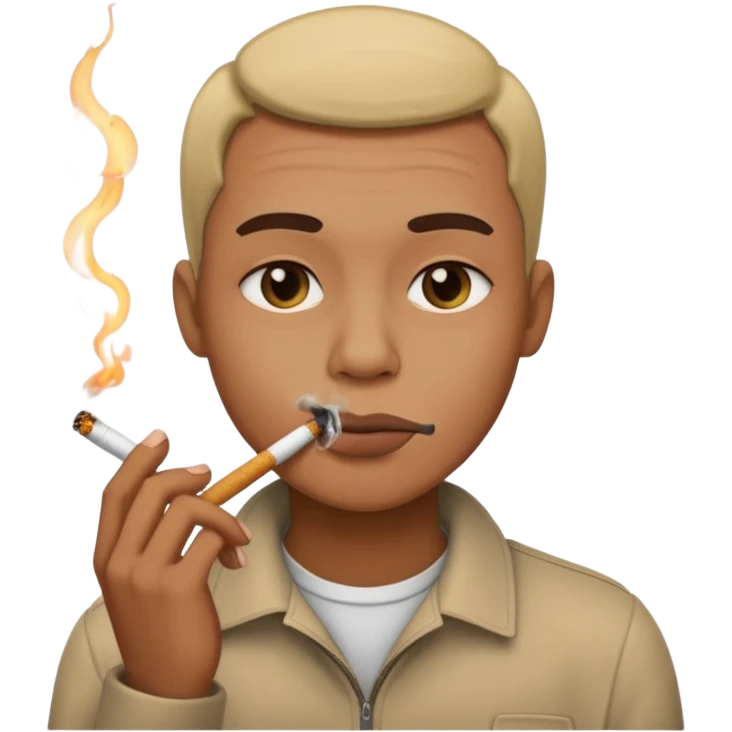 Эмодзи с сигаретами во рту emoji
