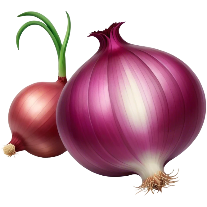 red onion emoji