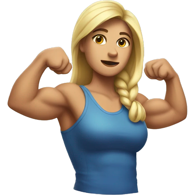 Female biceps emoji